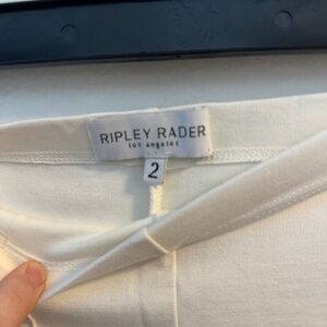 Ripley Rader white straight pants size small (2)